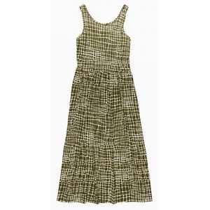 Y M C  Animal Print Cotton Midi/Maxi Dress